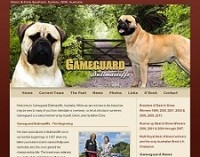 Gameguard Bullmastiff Show Dog Website